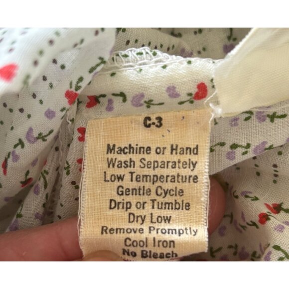 Maurice Antaya Intuition Floral Dress Small '80's Off-Shoulder Maxi Small - Picture 9 of 9